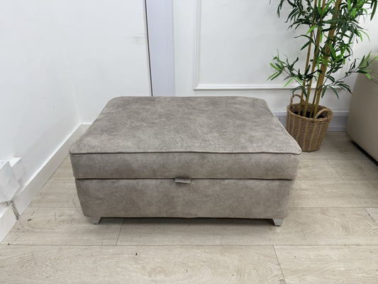 DFS Cherished Storage Footstool In Oatmeal