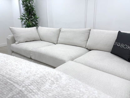 Sofology The Westwood Corner Sofa In Ecru Boucle Fabric