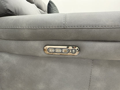Furniture Village Serene 3 Seater Sofa With Power Recliner, Headrest & Lumbar