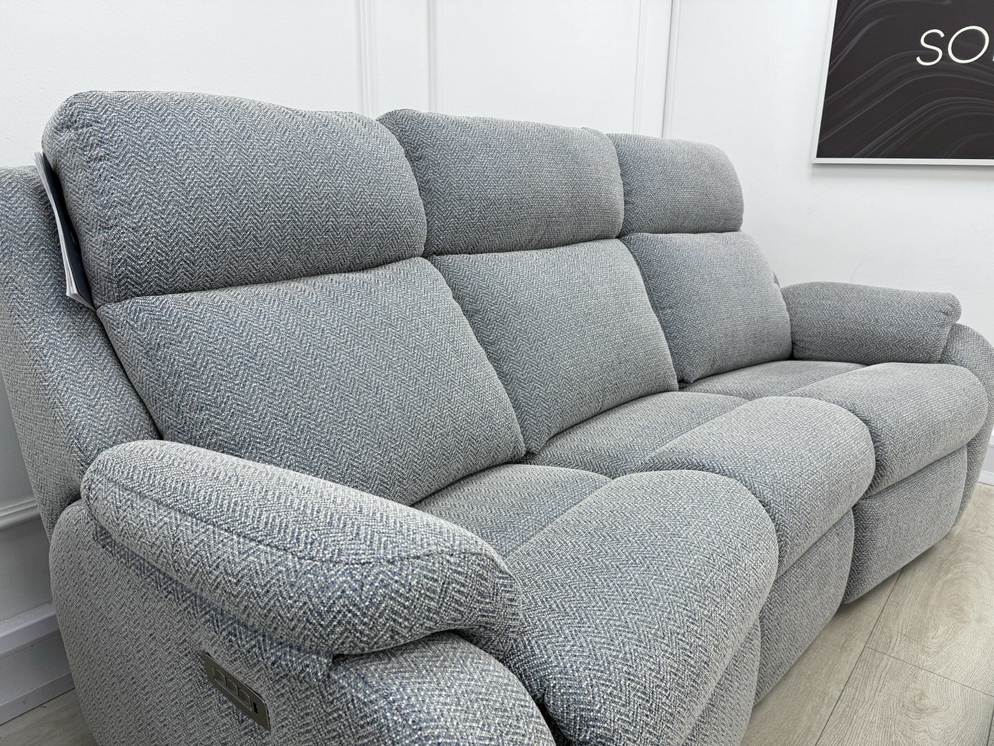 G Plan Kingsbury 3 Seater Curved Sofa & Chair Set Recliner/Lumbar/Headrest