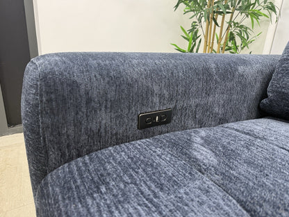 DFS Una / Steller Power Slider Chair In Nuova Midnight Fabric