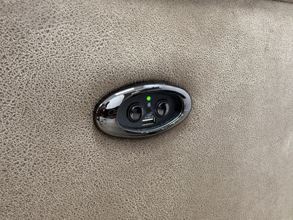 DFS Tahiti Power Recliner Corner Sofa In Arizona Tan Fabric