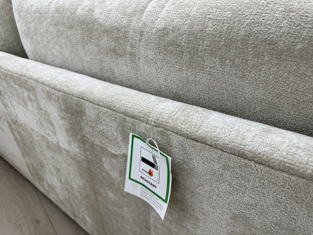 DFS Dunstable Grand Designs 4 Seater Sofa In Natural Luxe Chenille