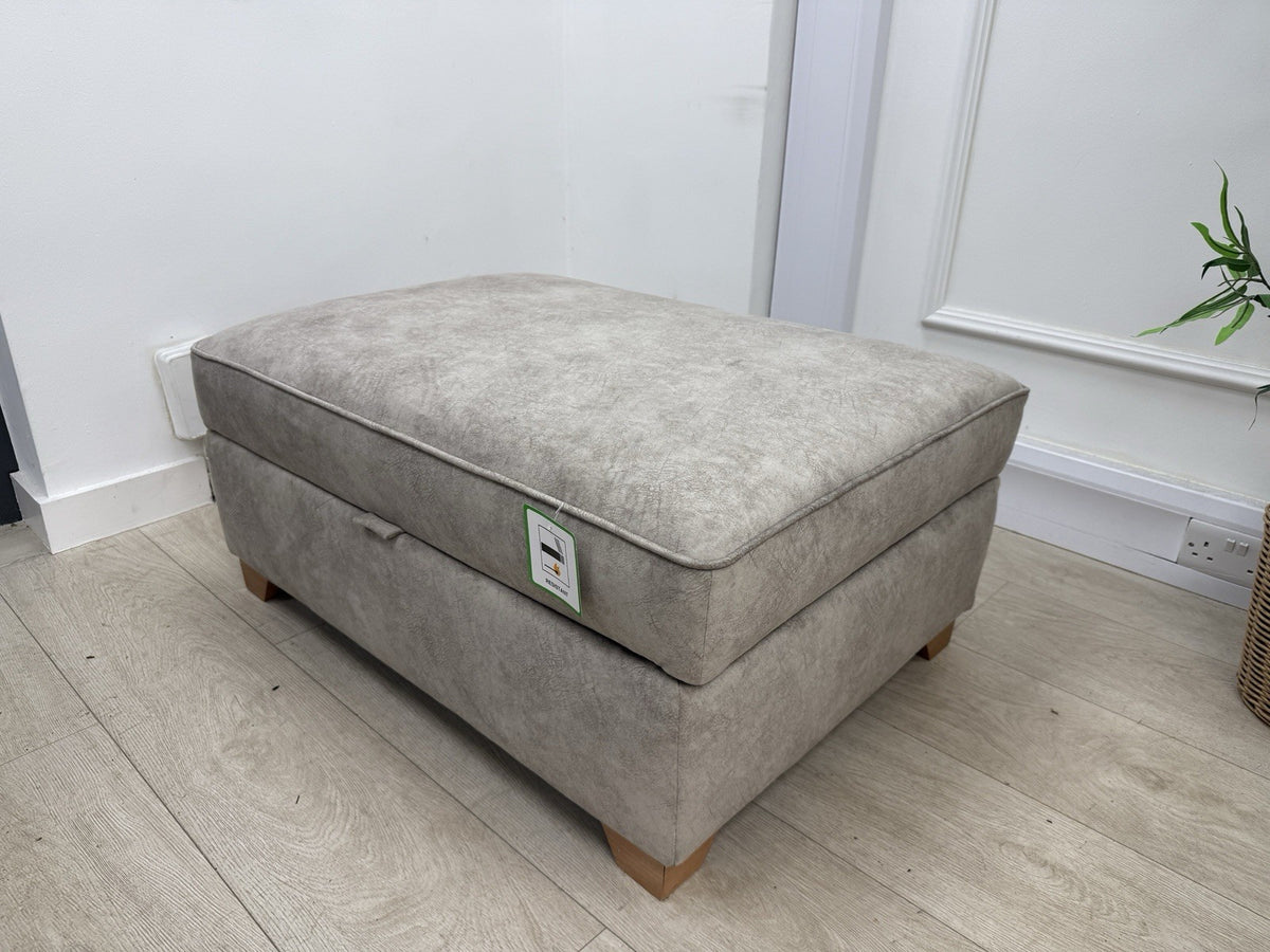 DFS Cherished Storage Footstool In Oatmeal