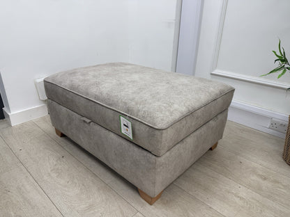 DFS Cherished Storage Footstool In Oatmeal