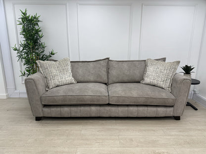 DFS Cherished Grande 4 Seater Sofa In Oatmeal Combination