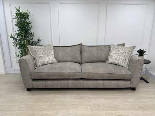 DFS Cherished Grande 4 Seater Sofa In Oatmeal Combination