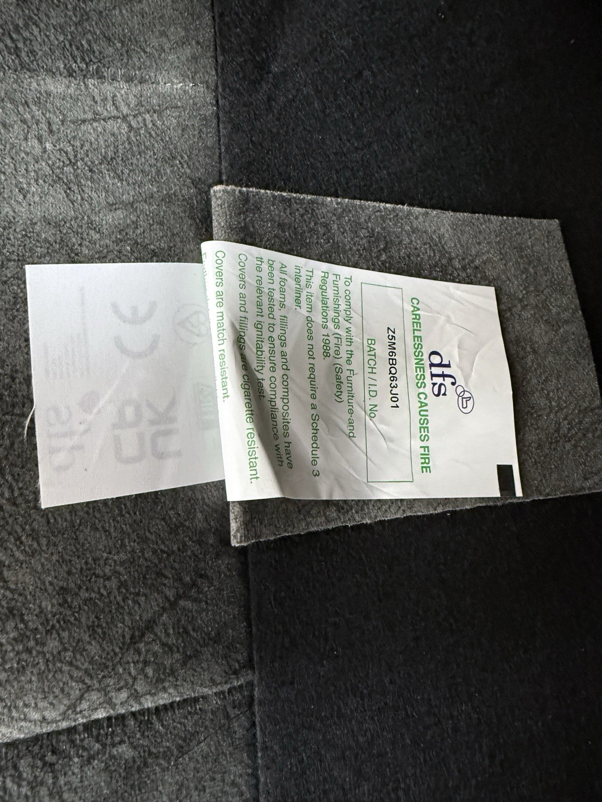 DFS Cherished Corner Sofa In Charcoal Combination