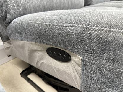 Sofology Radleigh Power Recliner Corner Sofa In Blue