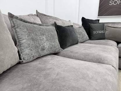 DFS Devine Corner Sofa In Grey