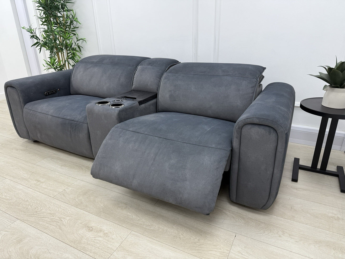 Sofology Premiere 2.5 Seater Power Recliner/Headrest/Heated Sofa