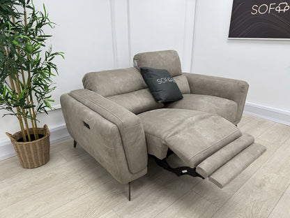 DFS San Mateo 2 Seater Power Recliner Sofa In Arizona Stone