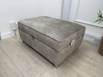 DFS Cherished Storage Footstool In Oatmeal