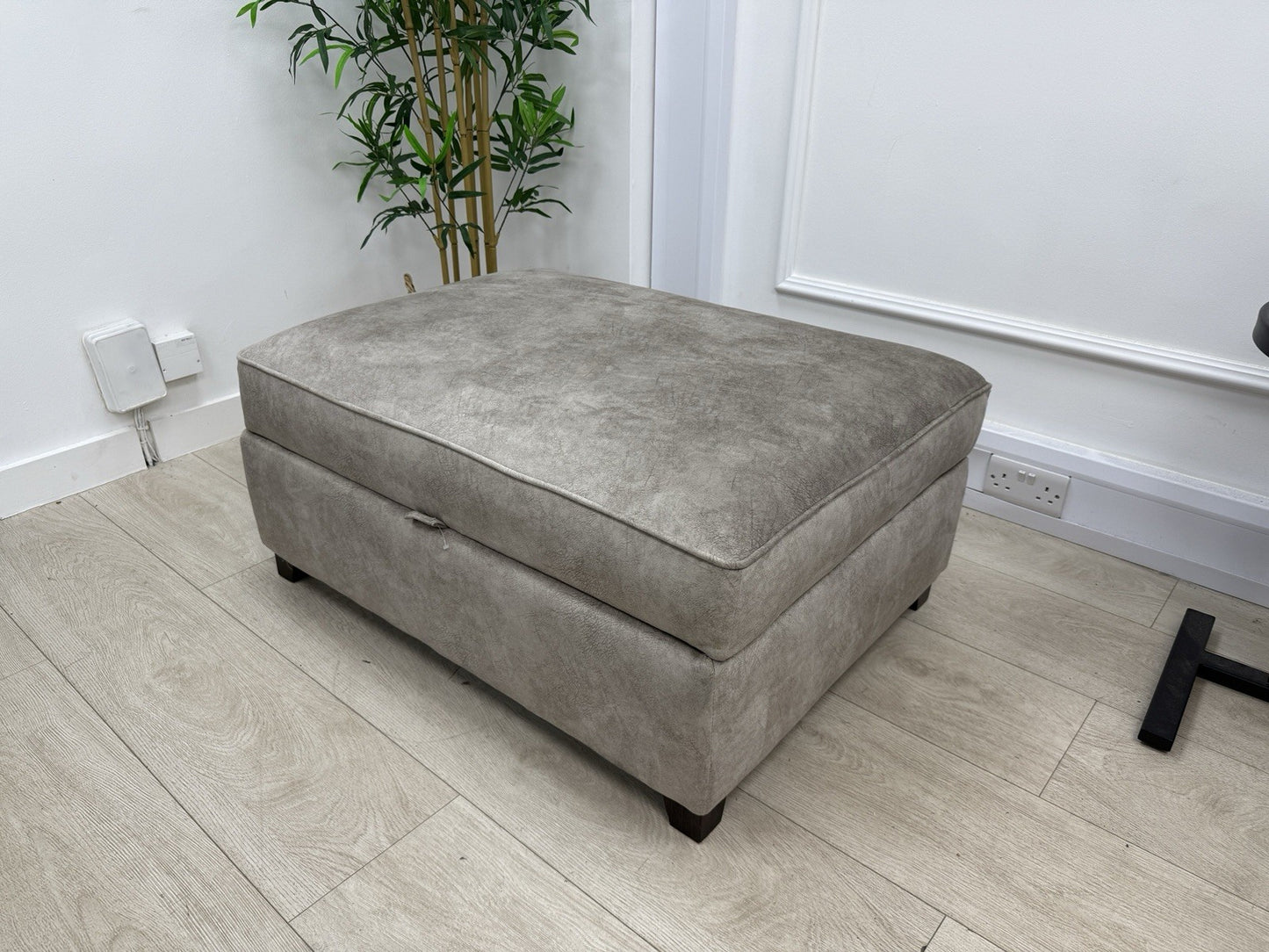 DFS Cherished Storage Footstool In Oatmeal