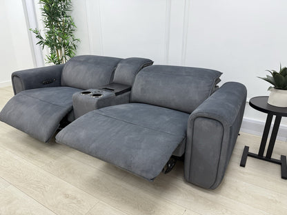 Sofology Premiere 2.5 Seater Power Recliner/Headrest/Heated Sofa