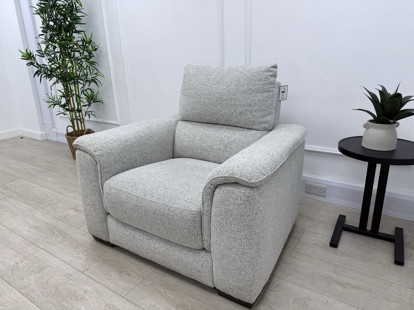 DFS Arwen Fixed Armchair In Oyster Fabric