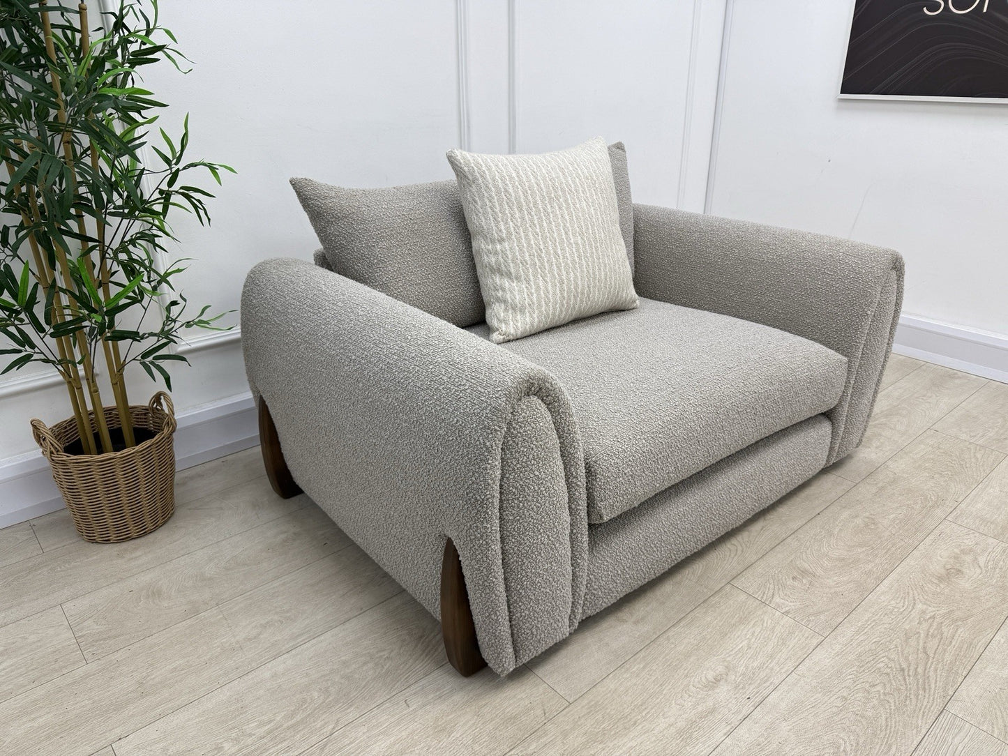 Sofology Marble Arch Mink/Natural Mix Cologne Boucle Loveseat