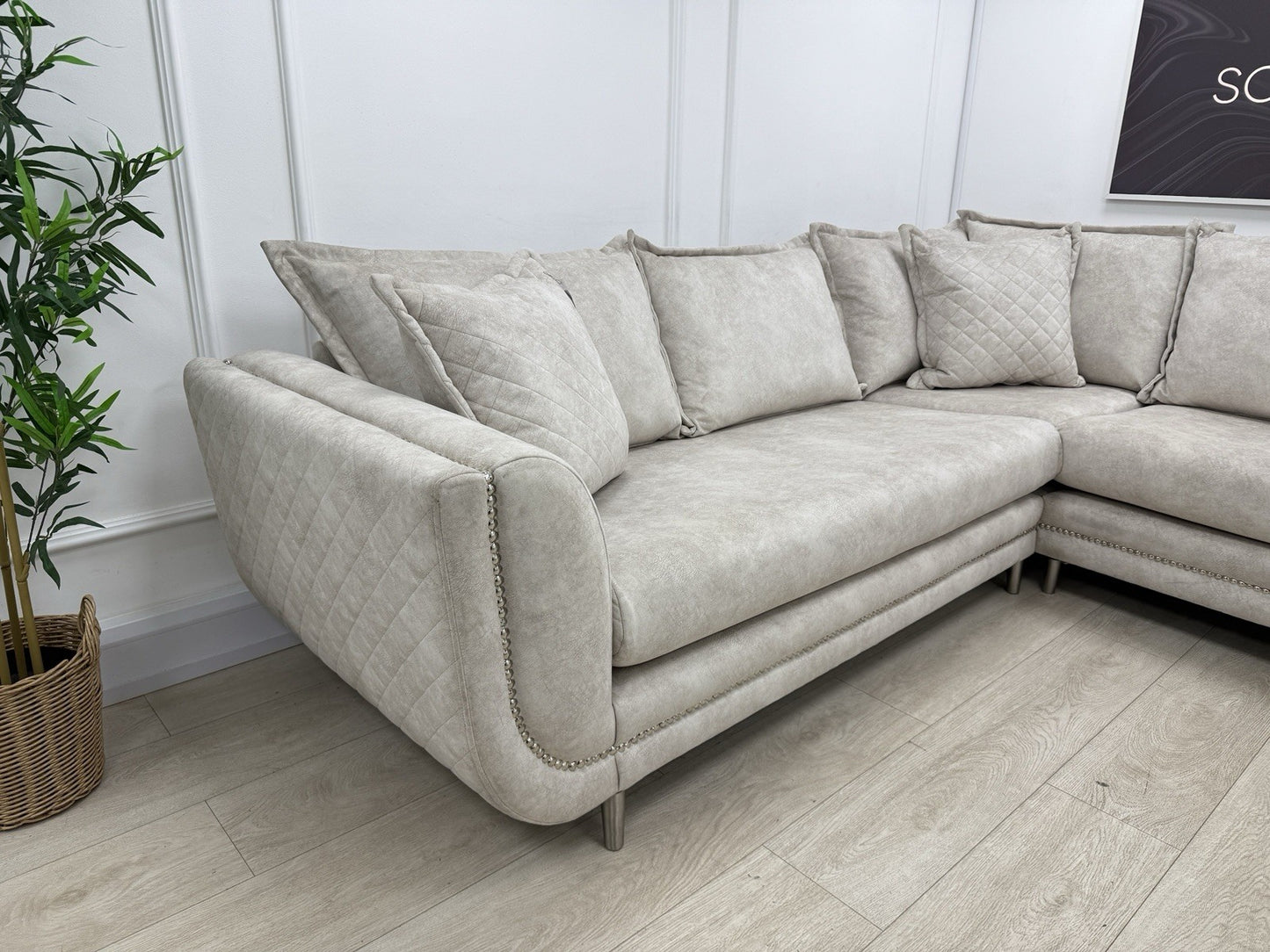 DFS Lavencia Corner Sofa In Cream