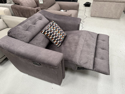 La-Z-Boy New Hollywood Power Recliner Love Chair In Grey
