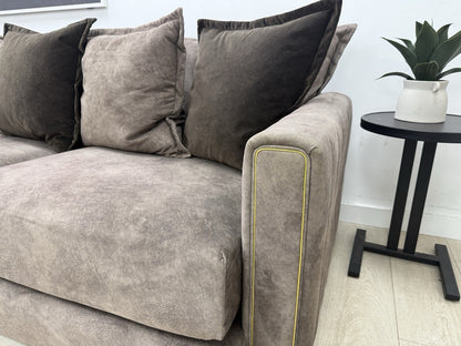 DFS Devine Corner Sofa In Chocolate