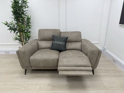 DFS San Mateo 2 Seater Power Recliner Sofa In Arizona Stone